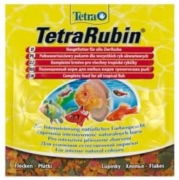tetrarubin корм в хлопьях для улучшения окраса всех видов рыб 12 г schet